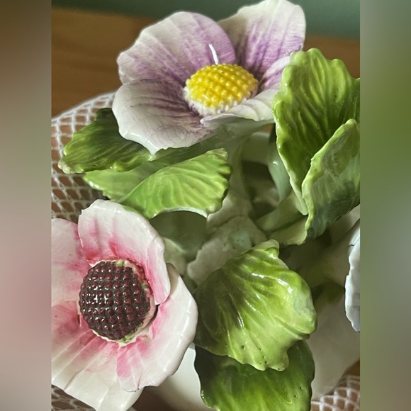 Royal Adderley England Floral Bone China Mini Flower Porcelain Bouquet 4” - Picture 12 of 13